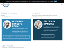 Tablet Screenshot of fundacaoernestoroma.org